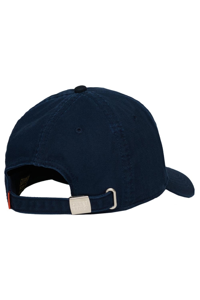 VARSITY LOGO TRUCKER CAP Y9010198A DEEP NAVY
